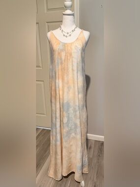 Kiwi and Punch Tie-Dye Maxi Dress NWT